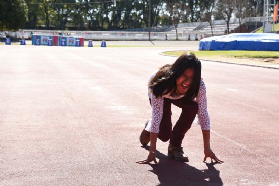 Merecido homenaje: la recta de la pista de atletismo del Estadio Municipal lleva el nombre de Yanina Martnez