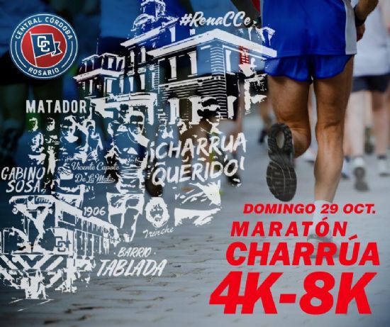 Este domingo 29 con largada 9:00 hs. desde el Gabino Sosa: MARATON CHARRUA en Rosario