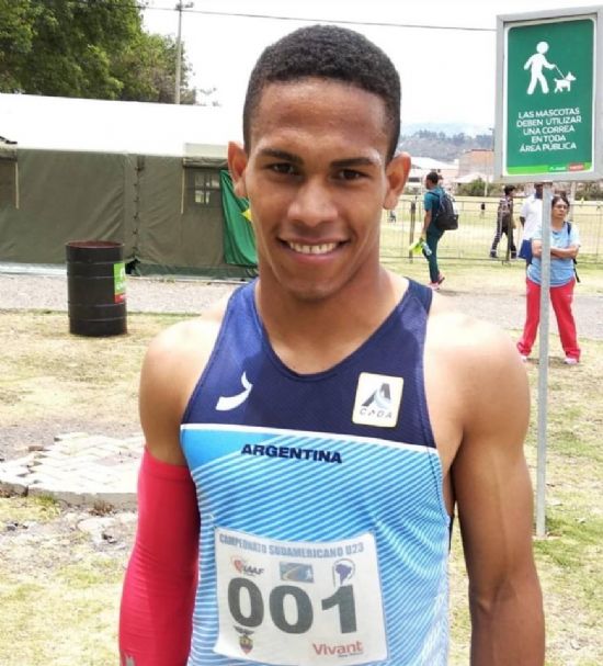 OTILIO ROSA PUNTIEL: CAMPEON SUDAMERICANO SUB-23 DE 200 METROS CON RECORD NACIONAL