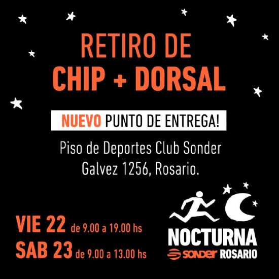 Entrega CHIP + DORSAL 10k SONDER 2019