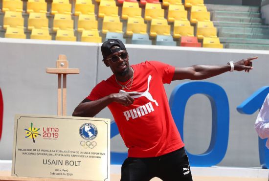 USAIN BOLT EN EL NUEVO ESTADIO PARA LIMA 2019