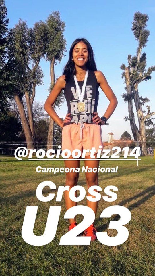 ROCIO ORTIZ Y JULIAN MOLINA CAMPEONES NACIONALES DE CROSS COUNTRY