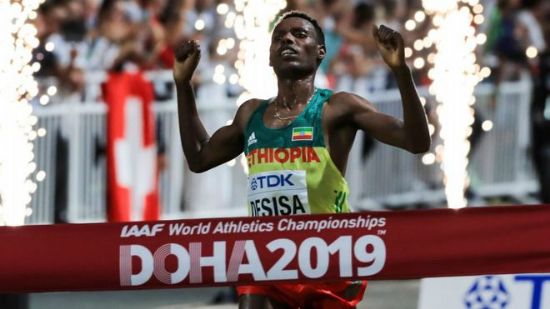 DOBLETE ETIOPE EN EL MARATON MASCULINO DEL MUNDIAL