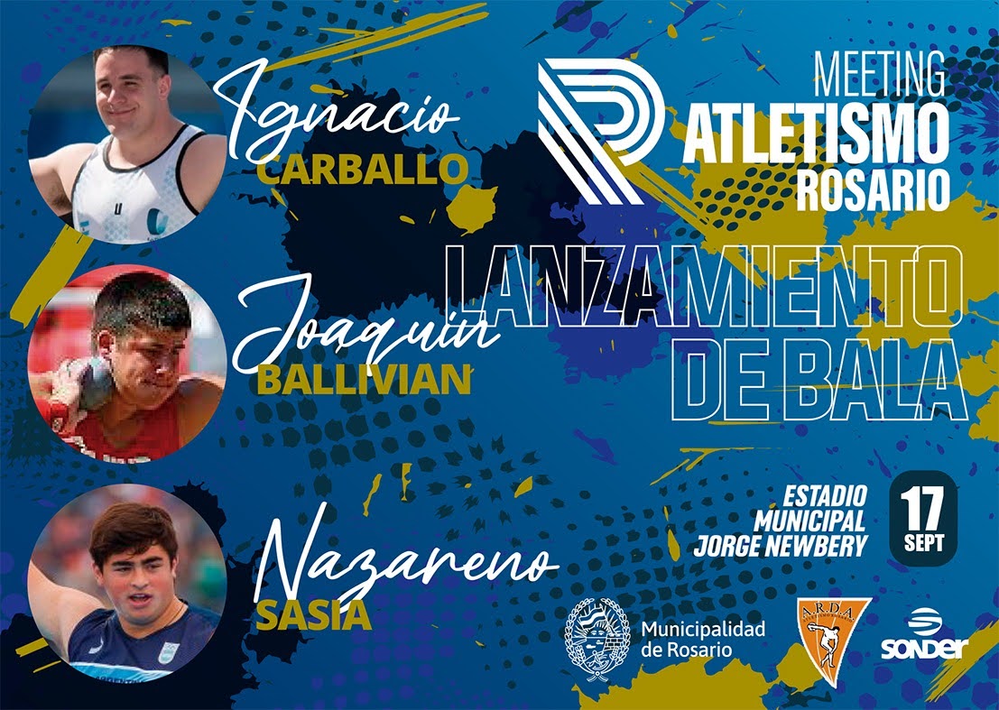 Duelo de titanes en el Meeting Atletismo Rosario