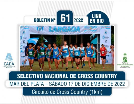 SE VIENE EL SELECTIVO NACIONAL DE CROSS COUNTRY