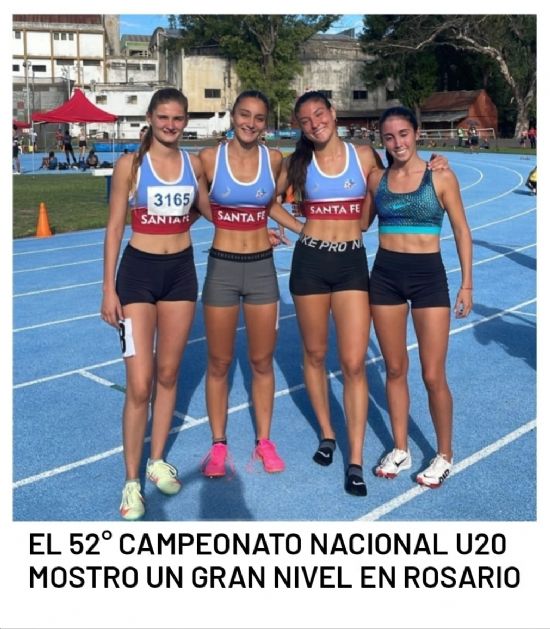 GRAN NIVEL EN LOS JUVENILES EN EL CAMPEONATO NACIONAL U20 EN ROSARIO