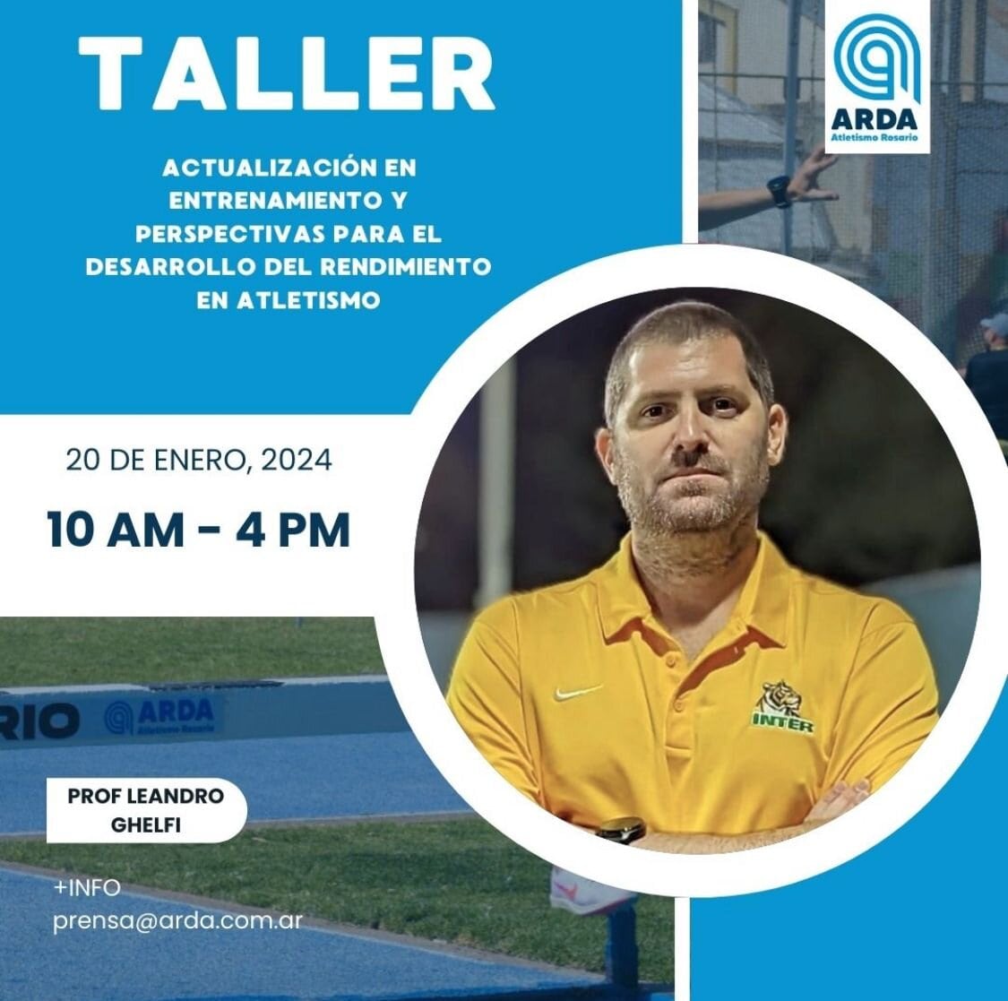 Taller de actualización en entrenamiento y perspectivas para el desarrollo del rendimiento en atletismo