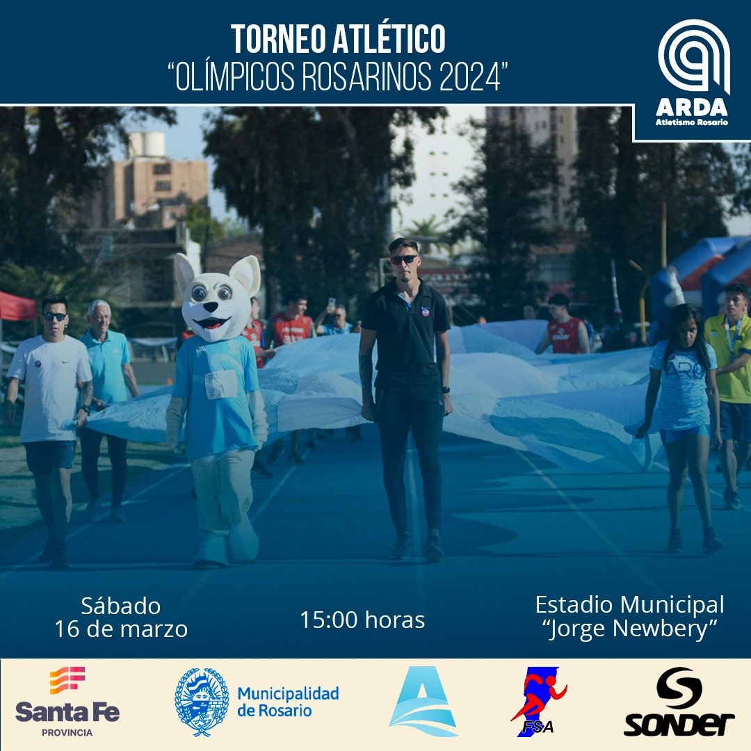 Sábado 16 de Marzo: TORNEO ATLETICO “ OLÍMPICOS ROSARINOS”