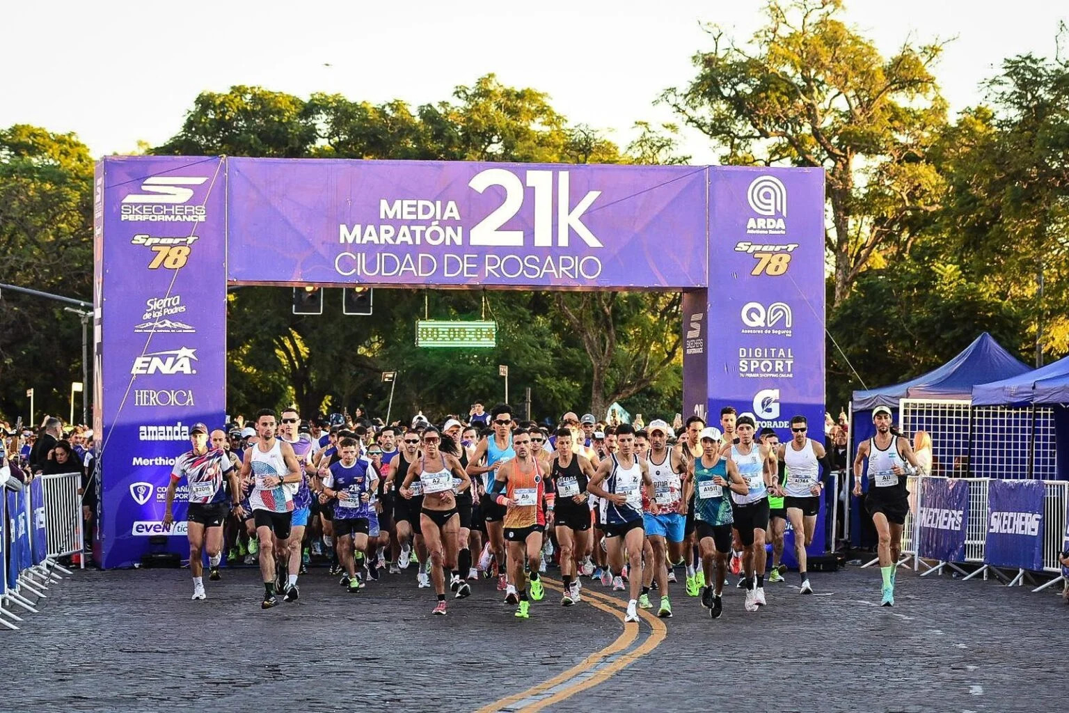 Medio Maratn de Rosario: Bruzzoni y Quiones se consagran ganadores