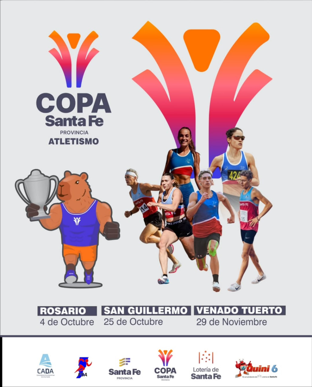 Llega la 1ra fecha de la Copa Santa Fe de Atletismo!